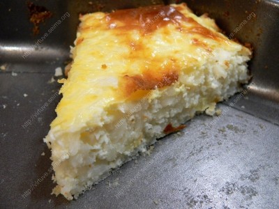 Rice bake with curd