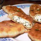 Fried hand pies with cottage cheese filling