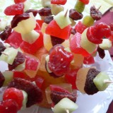 Dried fruit skewers