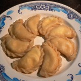 Dumplings with scalded dough