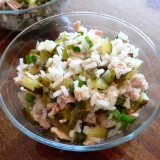 Rice salads with tuna