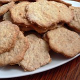 Norvegian oat crackers